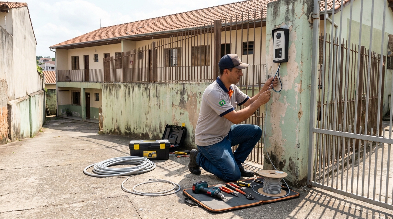 Instalação de Porteiro Eletrônico em Alterosa, Divinópolis‑MG