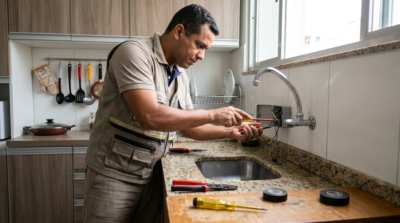 Instalação em Cozinha ou Área Gourmet em Vale do Sol, Divinópolis‑MG
