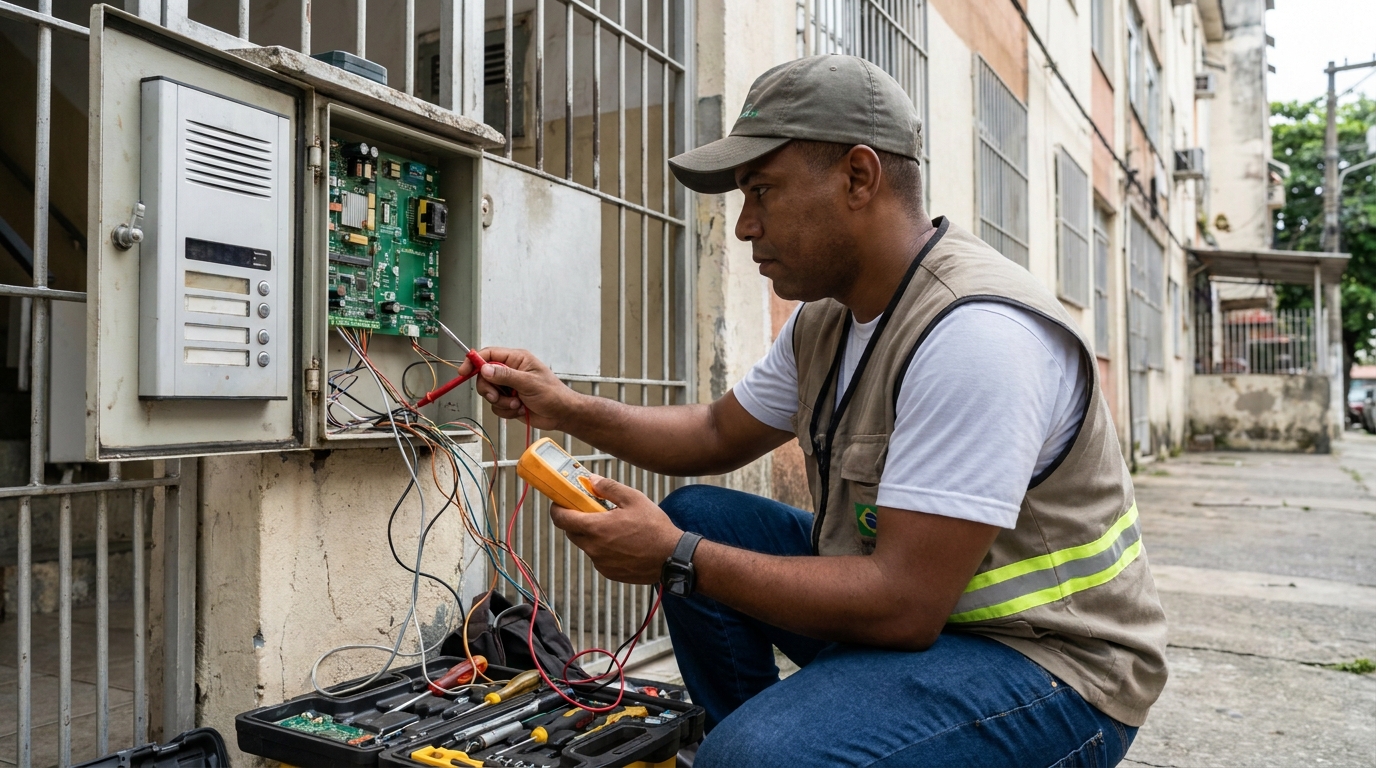 Reparo de Placa e Campainha em Aeroporto, Divinópolis‑MG